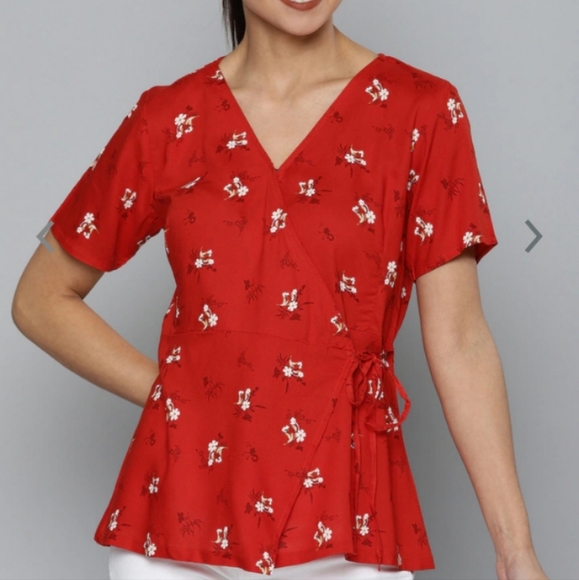 ✅UK12/14 Pure cotton top NWOT